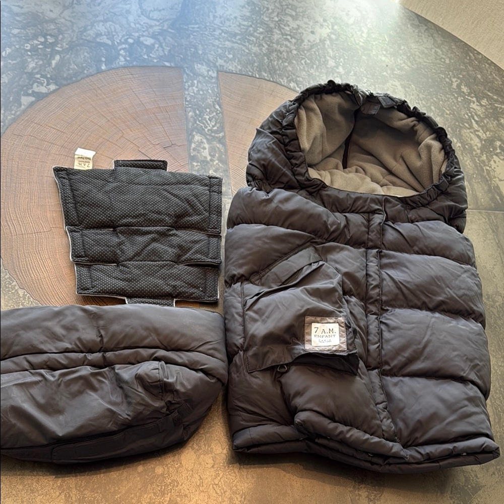 7 A.M. Enfant Stroller Muffler Blanket EUC